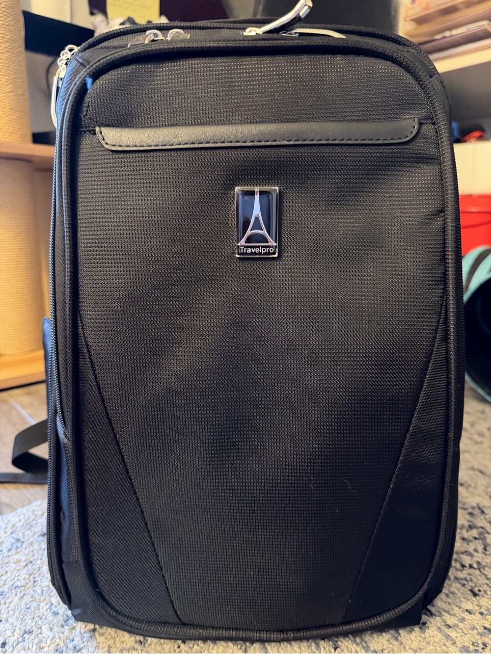 Travelpro Black Laptop Backpack for Men — Sleek Business Carry